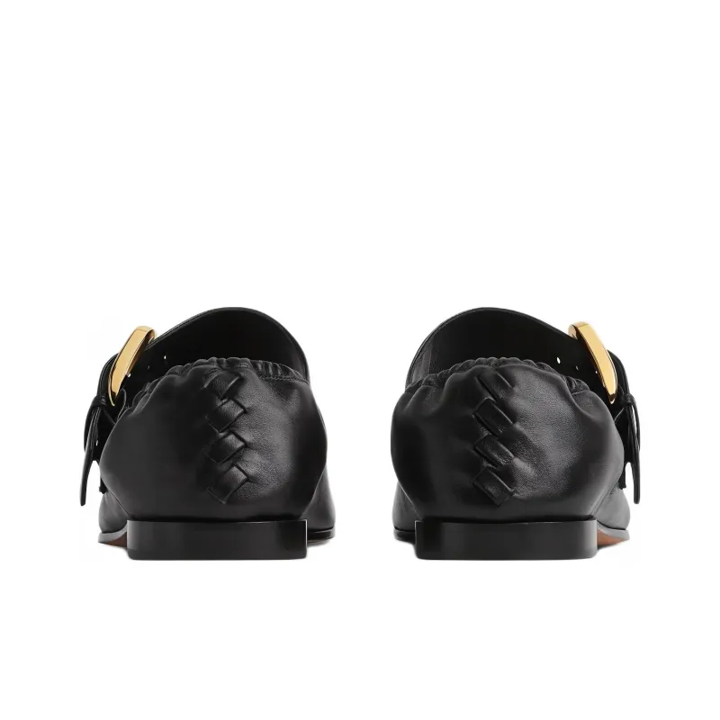 Bottega Veneta Astaire Mary Jane Ballerina Shoes Women's-4
