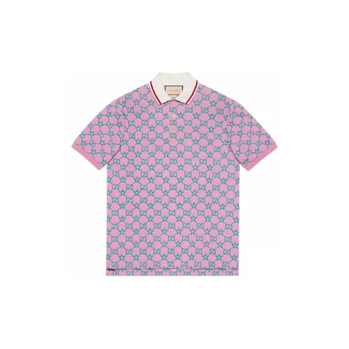 GUCCI Polo Shirts Men Pink