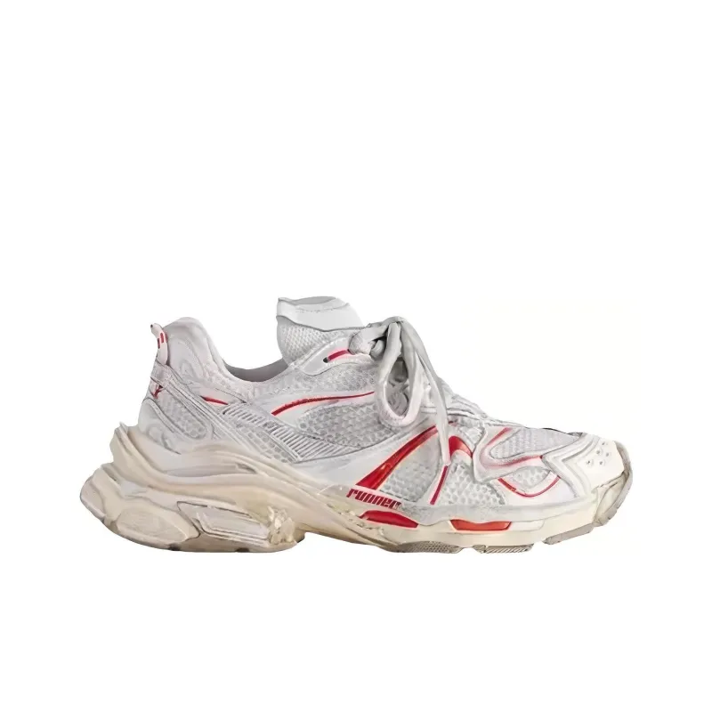 Balenciaga Runner Low Top Casual Shoes Women's White-1