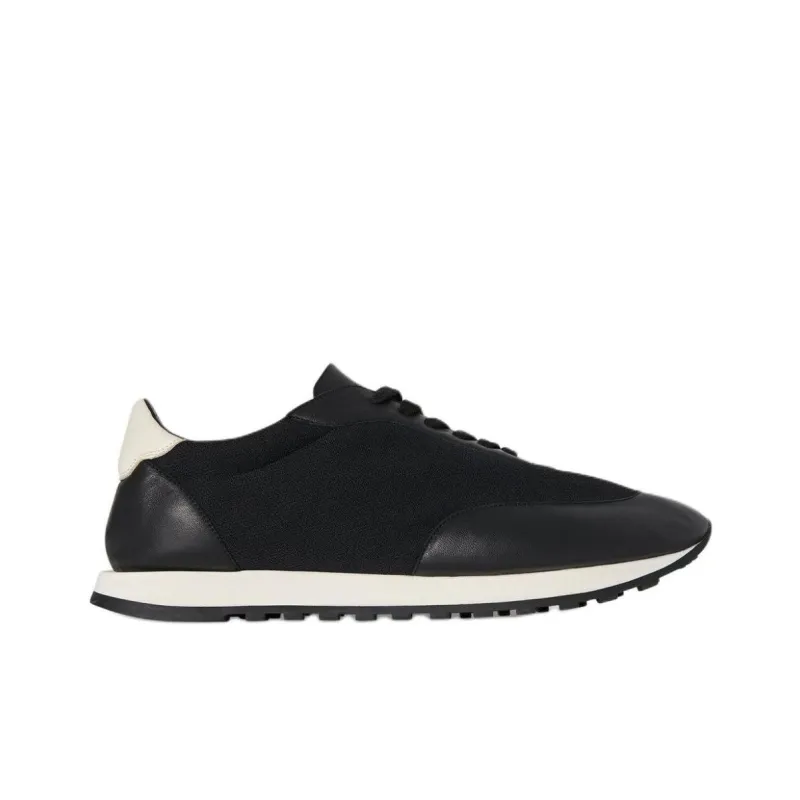 THE ROW Owen Runner Low Top Casual Shoes Men's Black-1