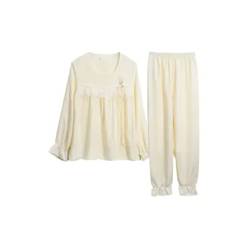 Pretty Lady Pajama Set Women's Apricot