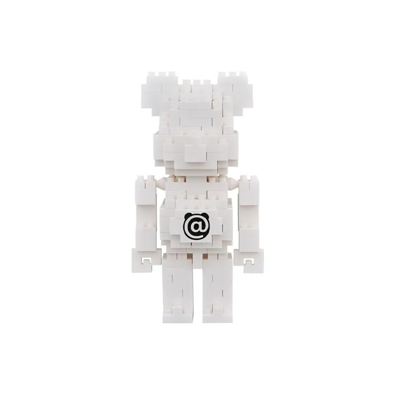 BE@RBRICK x Nanoblock Black And White Set Combination Trendy Figures 9.5cm-1