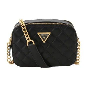 GUESS Polyurethane Camera Bags Crossbody Bag Shoulder Bag Women's Black