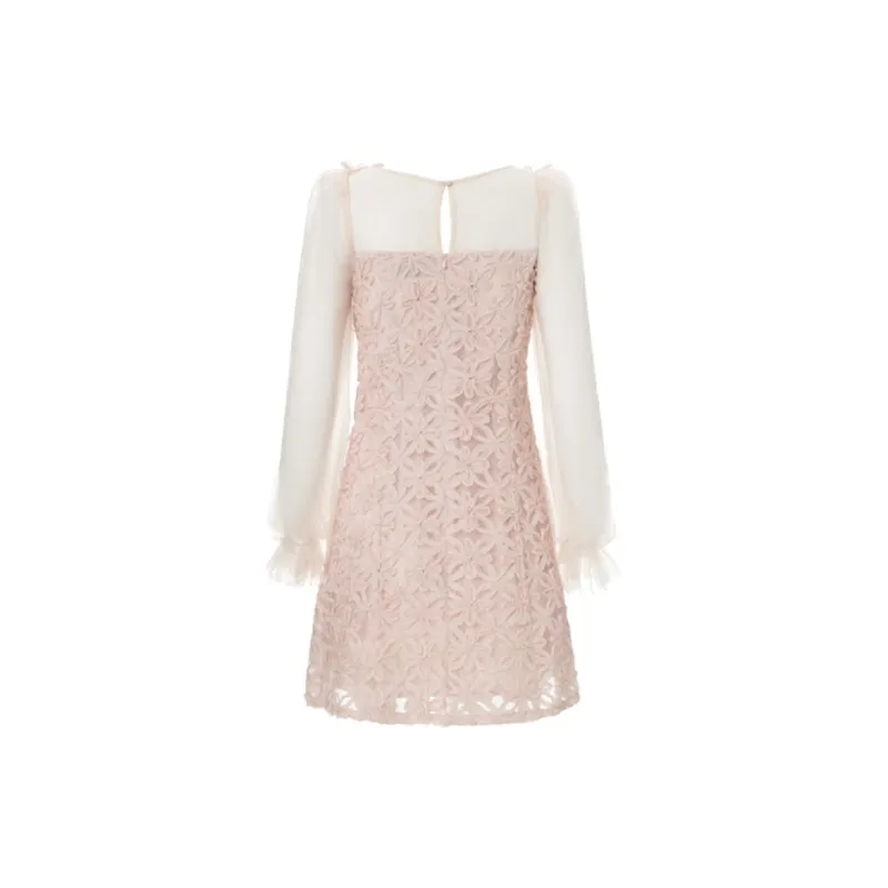 TAMMY TANGS Long Sleeved Dress Women's Pink-1