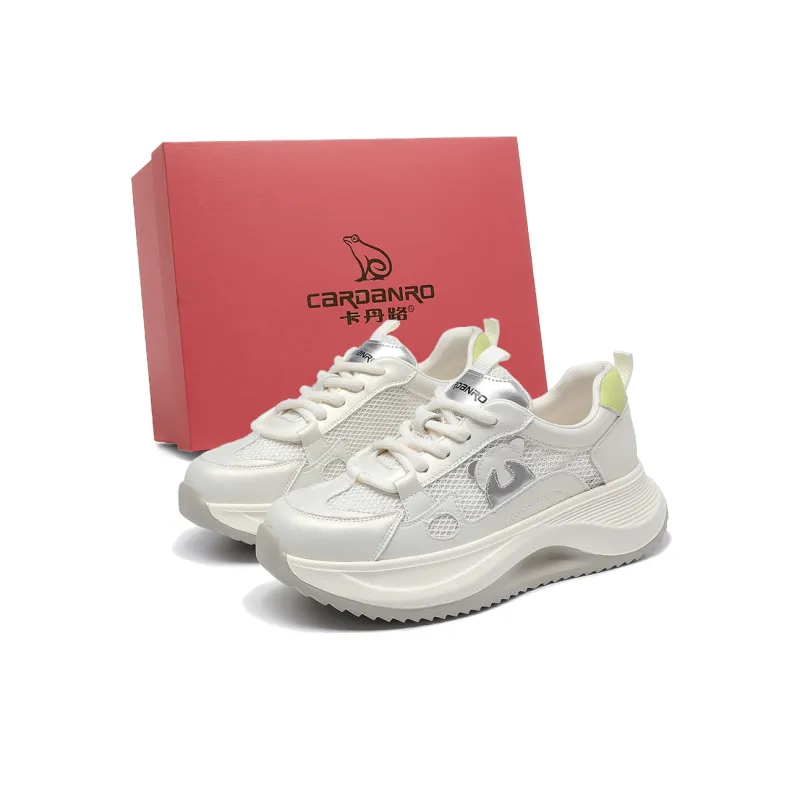 CARDANRO Low Top Breathable Mesh Fashion Chunky Sneakers Women's 2024 Summer New Arrival-9