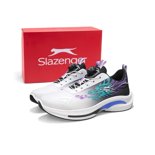 Slazenger Anti Slip Wear Resistant Breathable Quick Drying Lightweight Height Increasing Low Top Running Shoes Men's