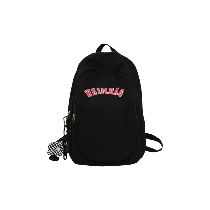 Venerable Brahma Nylon Backpack Women's Denim Blue/White/Black/Dark Blue/Pink-0