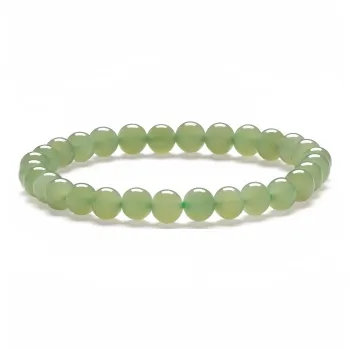 CUIYIN Hetian Jade Bracelets Women's Pale Greenish White Jade