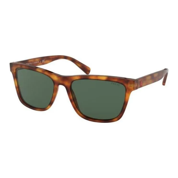 Polo Ralph Lauren Plastic Square Sunglasses Men's Tortoiseshell-0