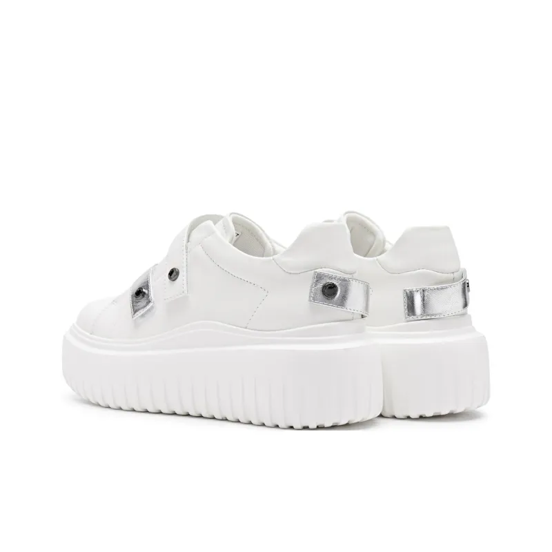 Staccato Refined Sparkling Slip Resistant Low Top Casual Shoes Women's Refreshing White-3