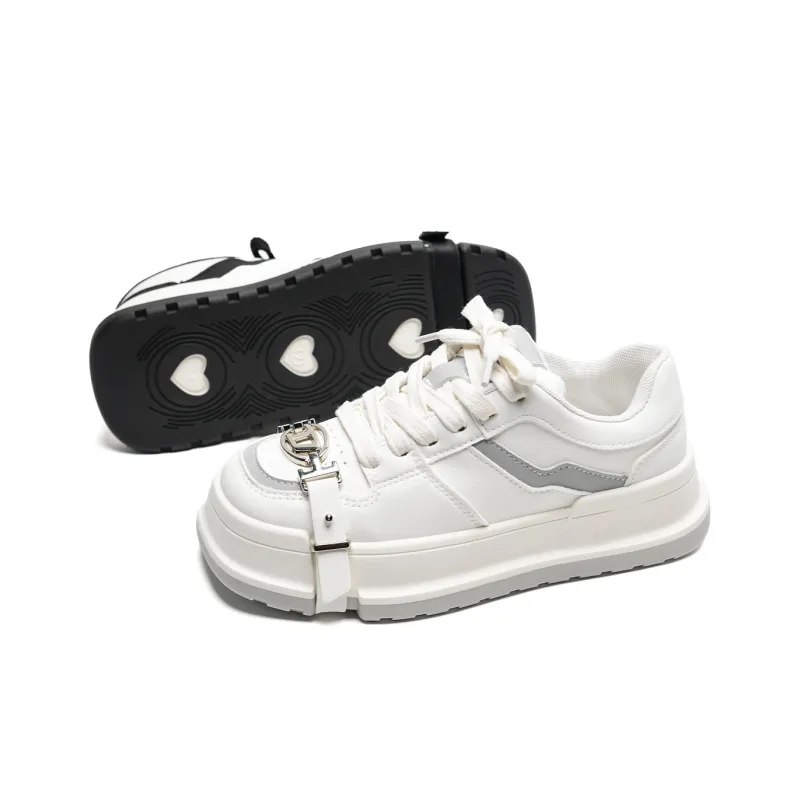 Z.SUO Coverage Height Increasing Abrasion Resistant Slip Resistant Low Top Skateboard Shoes Women's Box Included-17