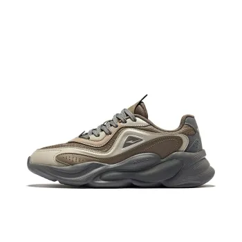 Erke Realm 2 Durable Breathable Low-Top Casual Shoes Men's Charcoal Gray Iron Man Gray