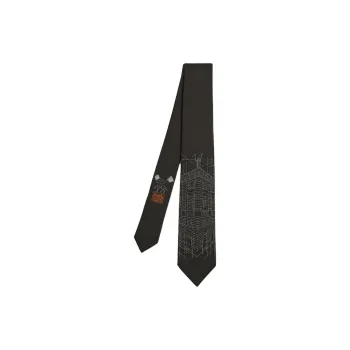 HERMES Pique Sellier Ties Men