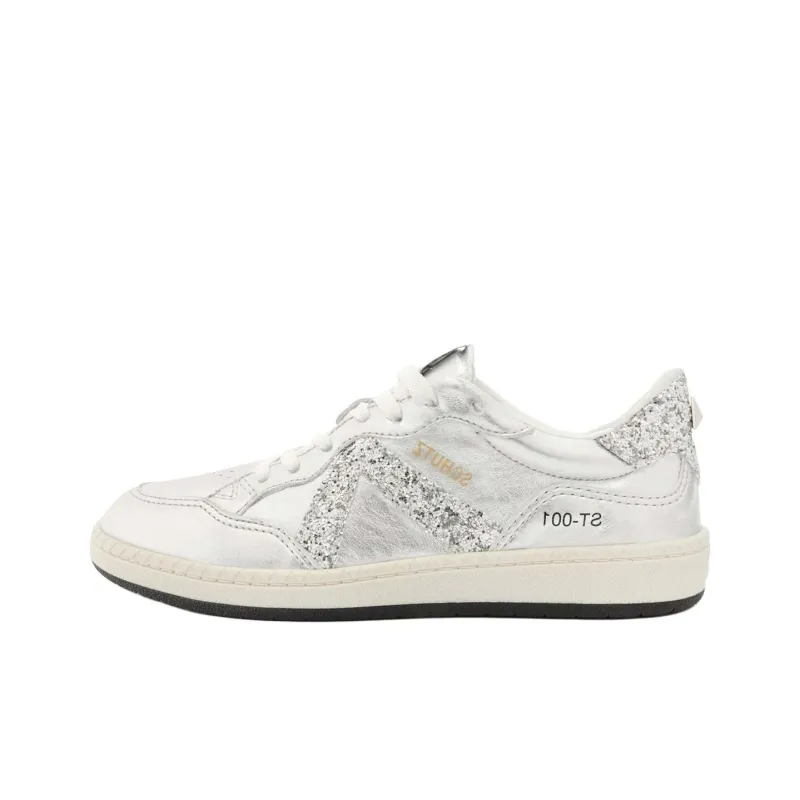 Schutz ST-001 Low-Top Skateboard Shoes Women's Silver-0