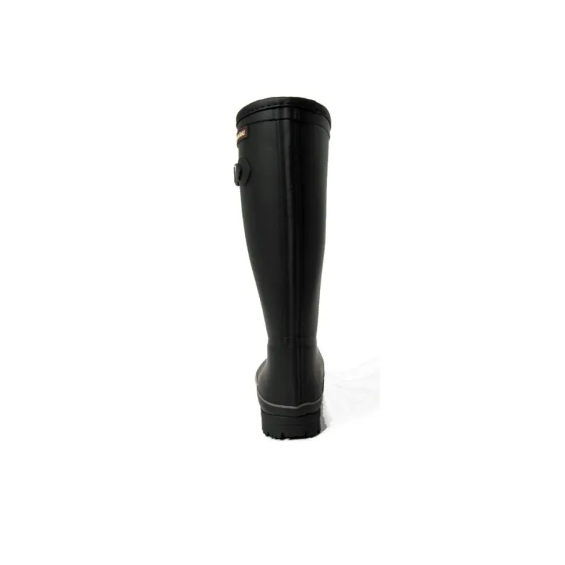 MoonStar Waterproof And Wear-resistant Rain Boots Women's Black-2