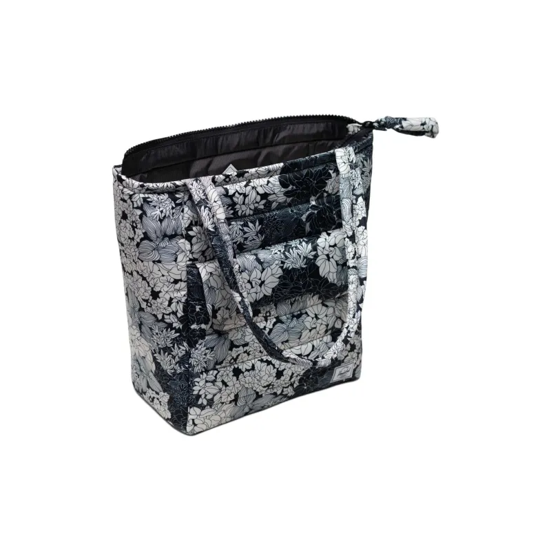 Herschel Recycled Fabric One Shoulder Handbag Unisex Mosaic Black-2