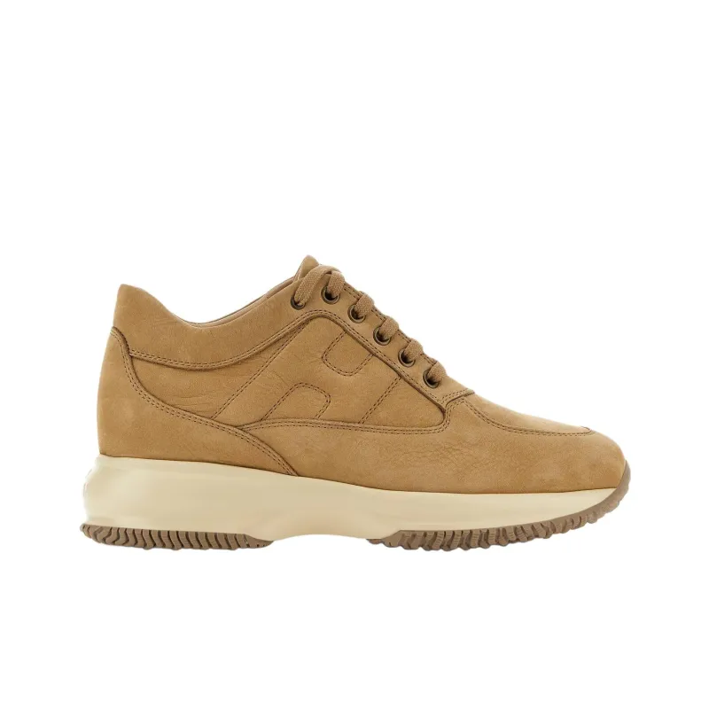 HOGAN Interactive Low Top Casual Shoes 5.5cm Women's Light Umber-1