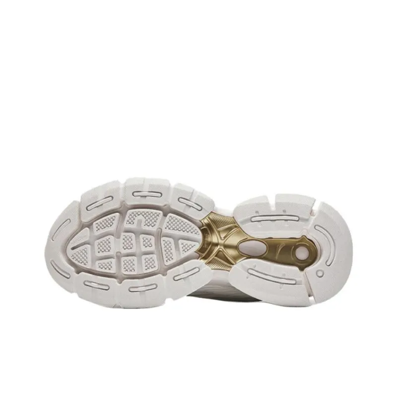 HEYTEA x Anta Champion Series Anti Slip Wear Resistant Low Top Casual Shoes Men's Papyrus White-4