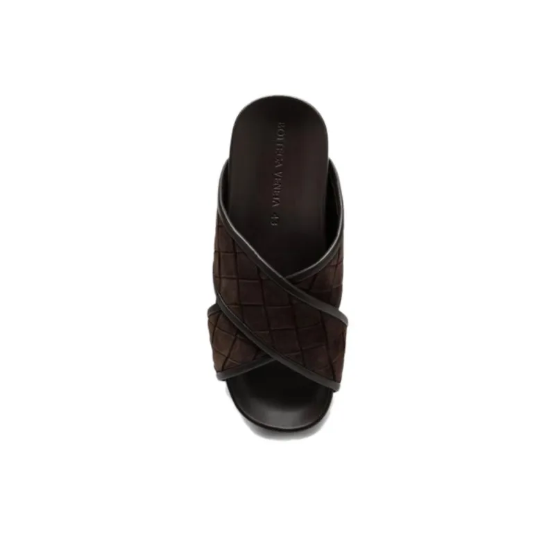 Bottega Veneta Crossover Strap Slip On Sandals-4