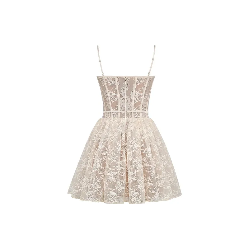 HOUSE OF CB LOUISA Slip Dress Women's CREAM/Cream-1