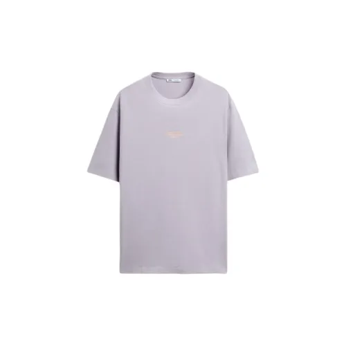 ZARA T-Shirts Men Purple