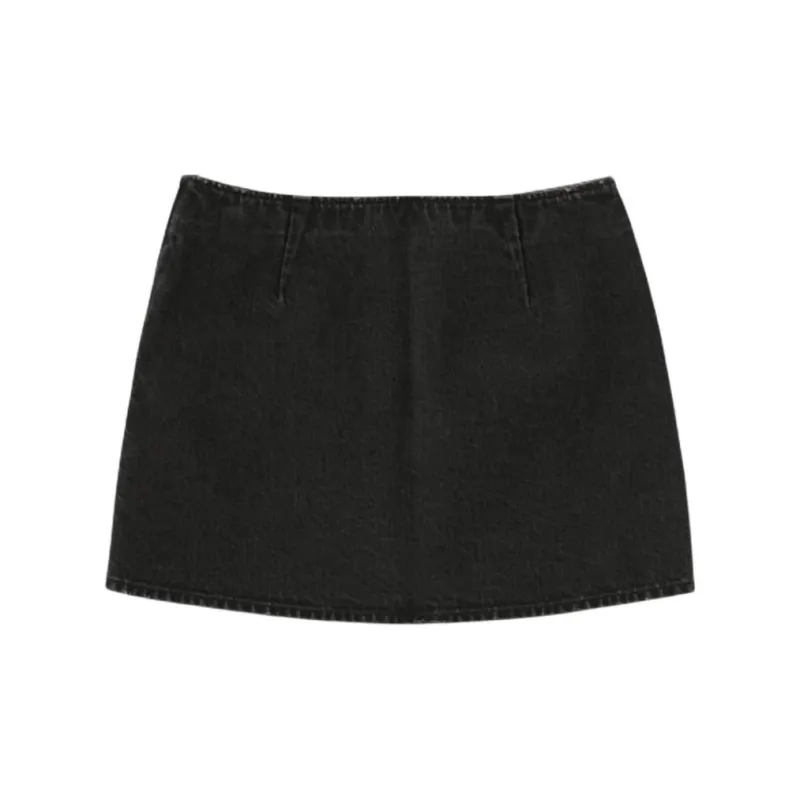 MOUSSY Denim Short Skirts Women's-4