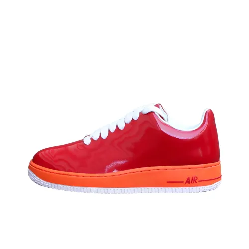 Nike Air Force 1 Supreme Slip Resistant, Abrasion Resistant, Breathable Low Top Skateboard Shoes Men's Red