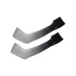 Gradient Gray Black Fingerless Gloves (1 Pair)