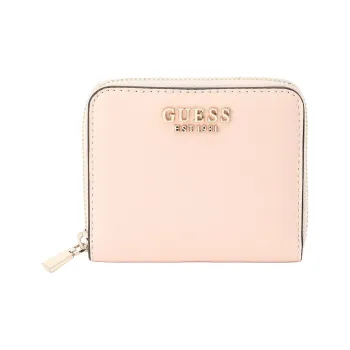 GUESS Synthetic Leather Wallet Regular Women's Light Pink