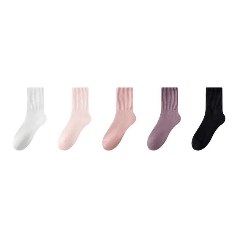 MIIOW Mid Calf Socks Women's Combo Set-14