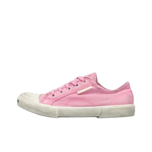 Balenciaga Canvas Shoes Women's Low-Top Pink