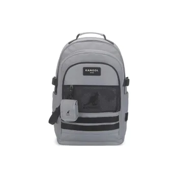KANGOL Nylon Backpack Men's Light Gray
