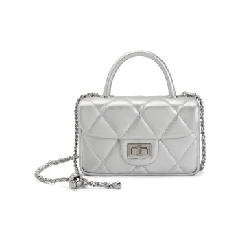 BELLE Sheepskin One Shoulder Handbags Medium Size Women's Multicolor
