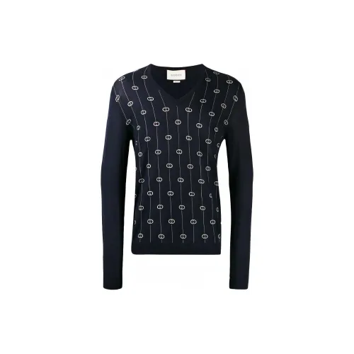 GUCCI Sweaters Men Dark Blue