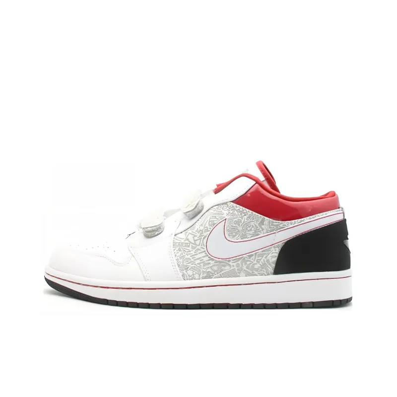 Jordan 1 Retro Low Velcro White Varsity Red-0