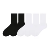 5 Pack[Crew Black 2-Crew White 3]
