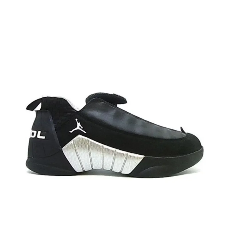 Jordan 15 Og Low Black Silver-1