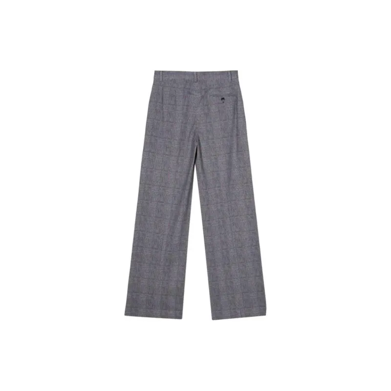 Circolo 1901 Check pattern Straight leg Trousers-1