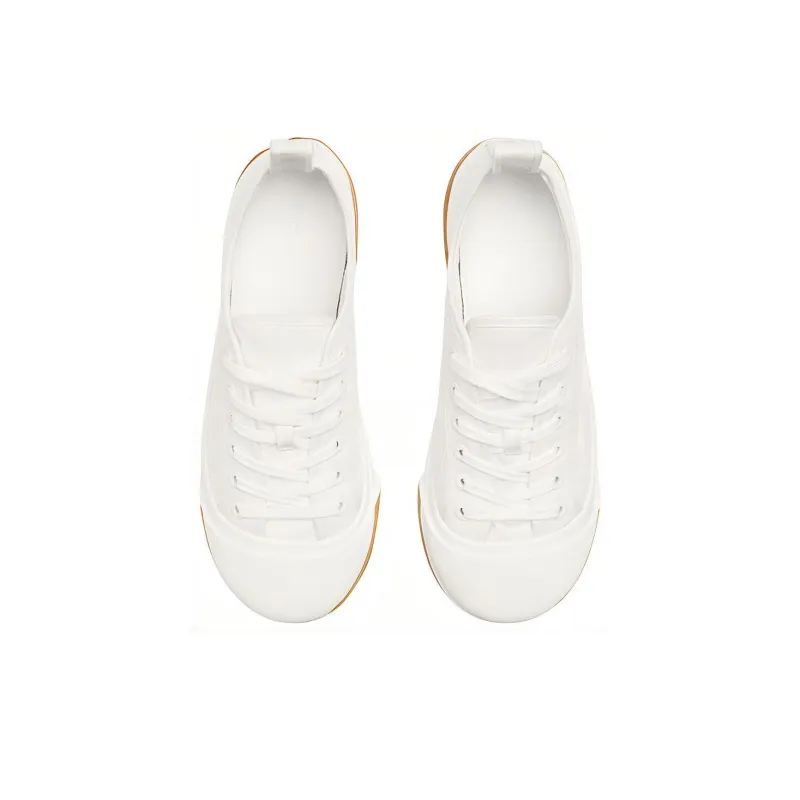 Bottega Veneta Vulcan Stylish Skateboarding Shoes Women's White-2