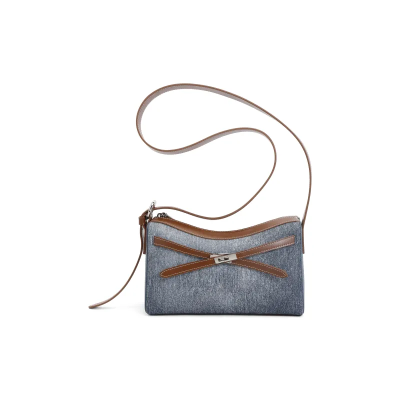 BELLE Artificial Leather Crossbody Bag Medium Size Women's Multicolor-0