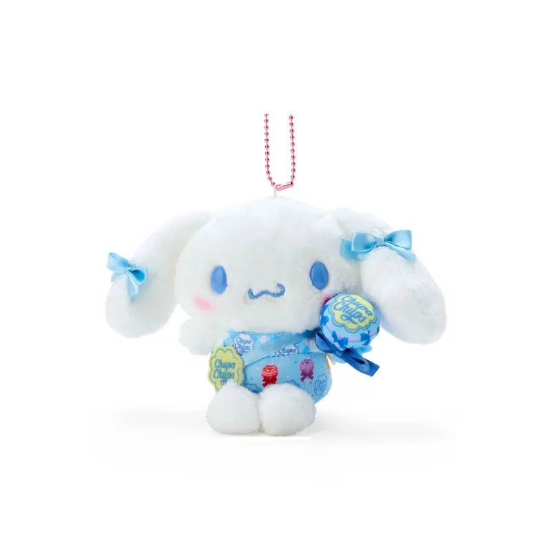 Sanrio Cinnamoroll Pearl Jewelry Collaboration Dolls Plush Pendant 11cm High-2