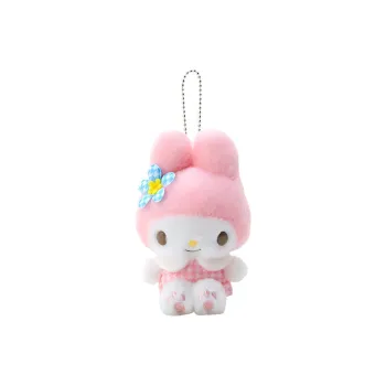 Sanrio My Melody Multicolor Houndstooth Dolls Plush Pendant 14cm Height
