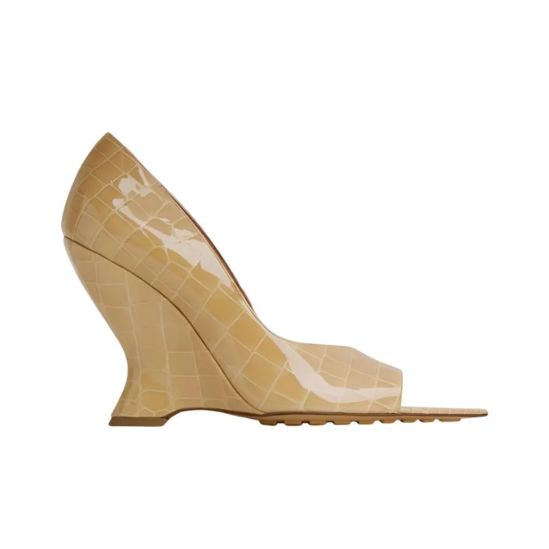 Bottega Veneta Punta Casual Shoes 10cm Women's Praline Color-1