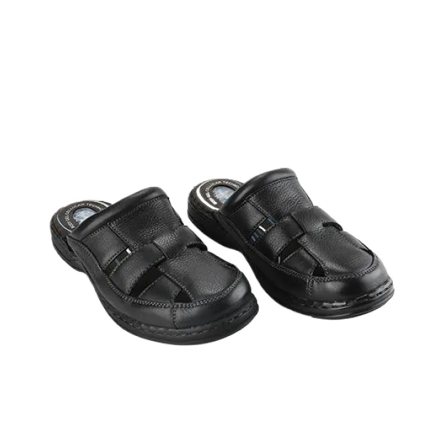Hush Puppies Slip-Resistant Wrap-toe Slippers Men's Black-2