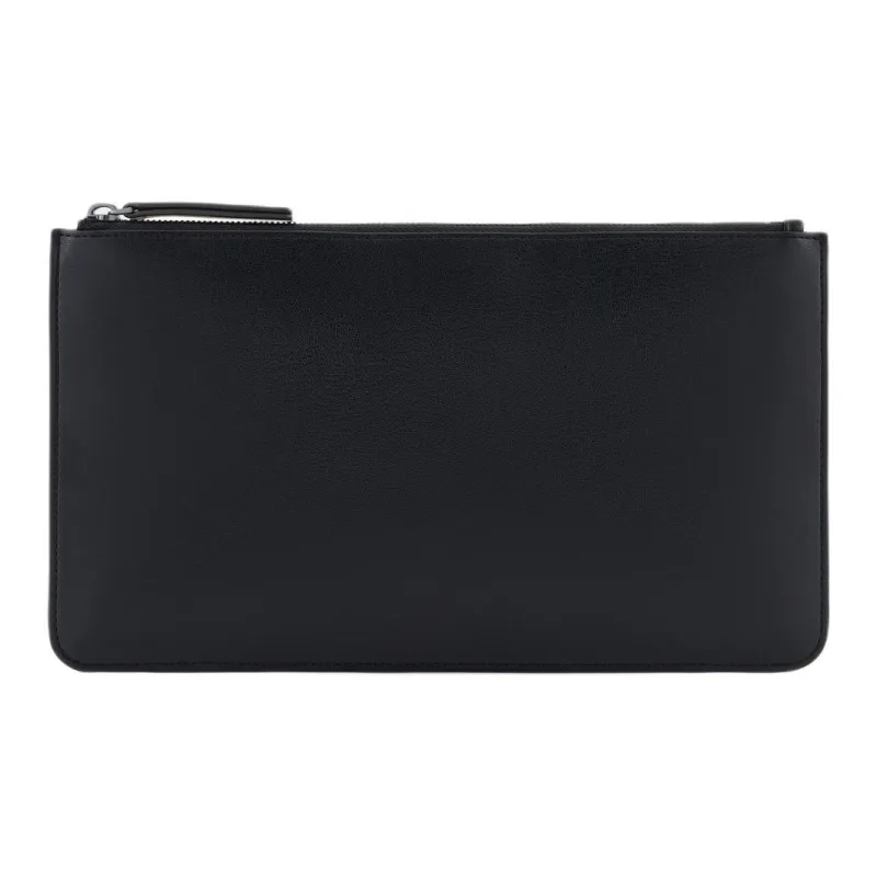 EMPORIO ARMANI Polyester Clutch Men's Black-2