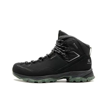 KAILAS Slip Resistant, Abrasion Resistant, Coverage, And Balance Mid Top Hiking Shoes Women's Ink Black
