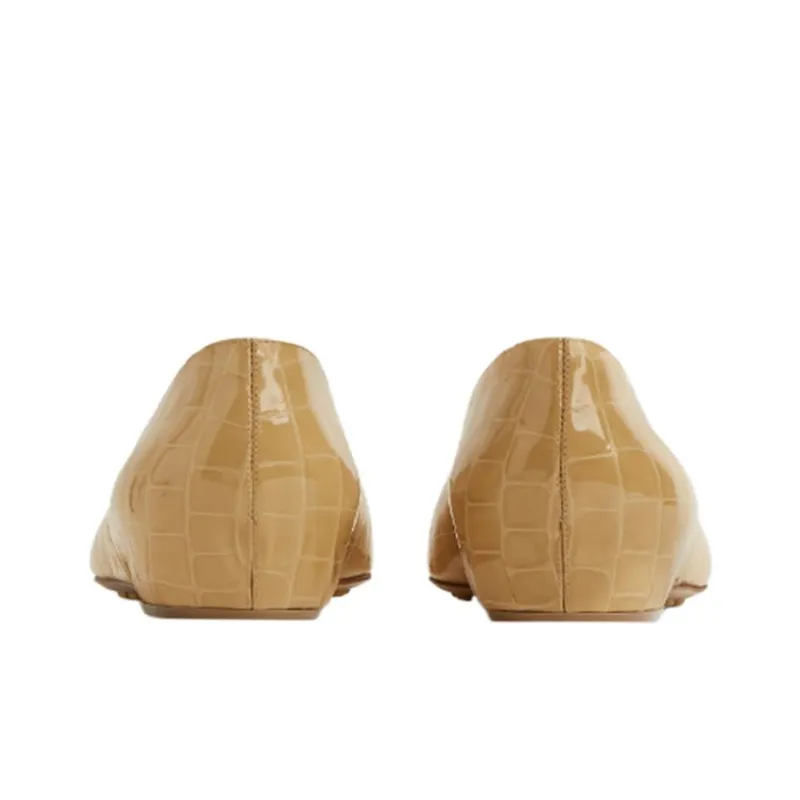 Bottega Veneta Casual Single Shoes Women's Praline Color-4