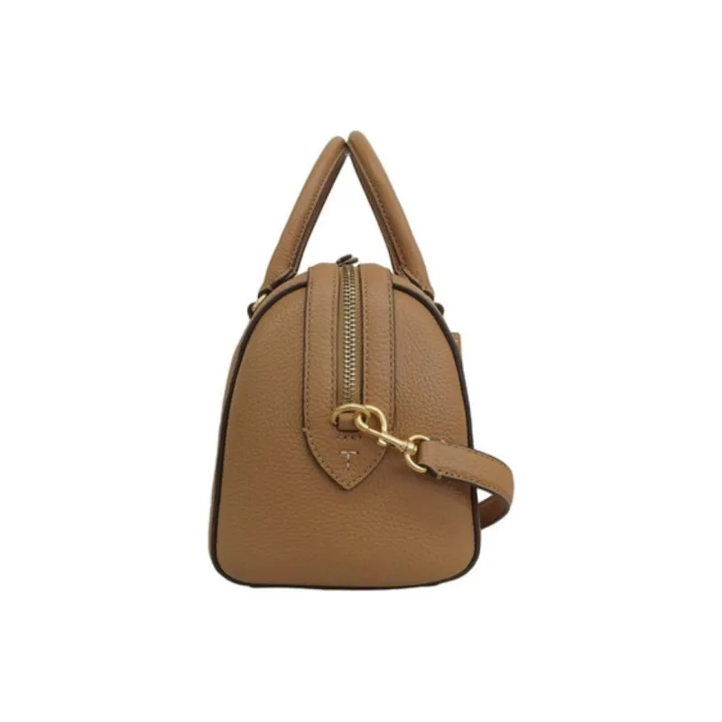 TORY BURCH Leather Shoulder Bag, Crossbody Bag, Handbag Trumpets Women's Camel-2