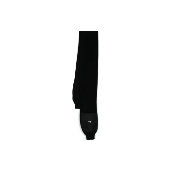 Y-3 Wool Knit Scarves Men's Black