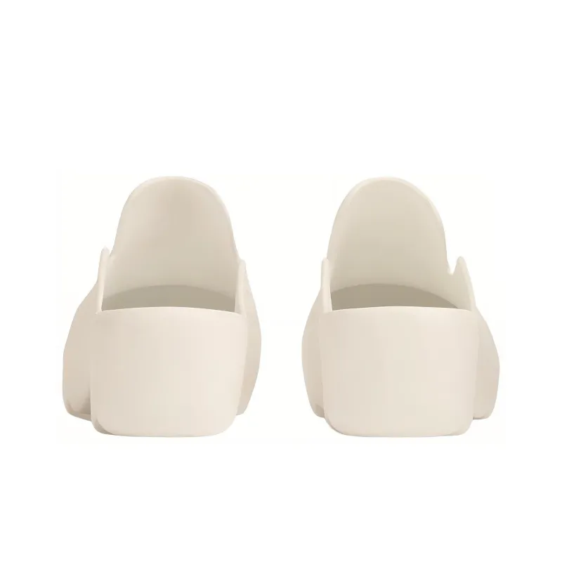 Bottega Veneta Flash Closed Toe Slippers Women's White-3